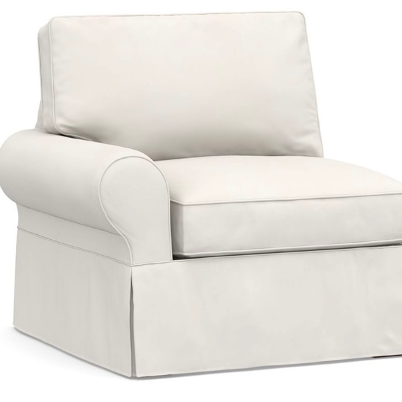 POTTERY BARN BASIC SECTIONAL COMPONENT REPLACEMENT SLIPCOVER. LEFT ARM ARMCHAIR - Picture 1 of 12